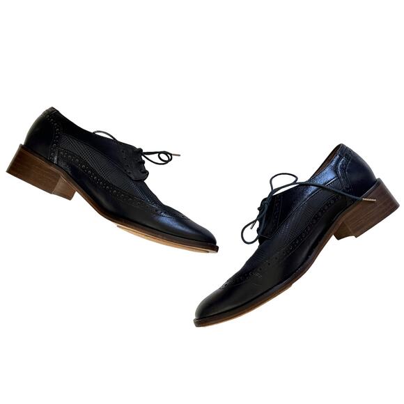 Bocage Carisey Wingtip Oxfords in Marine - Picture 2 of 13